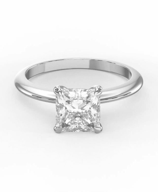 Éclat Curve 14k white gold Ring